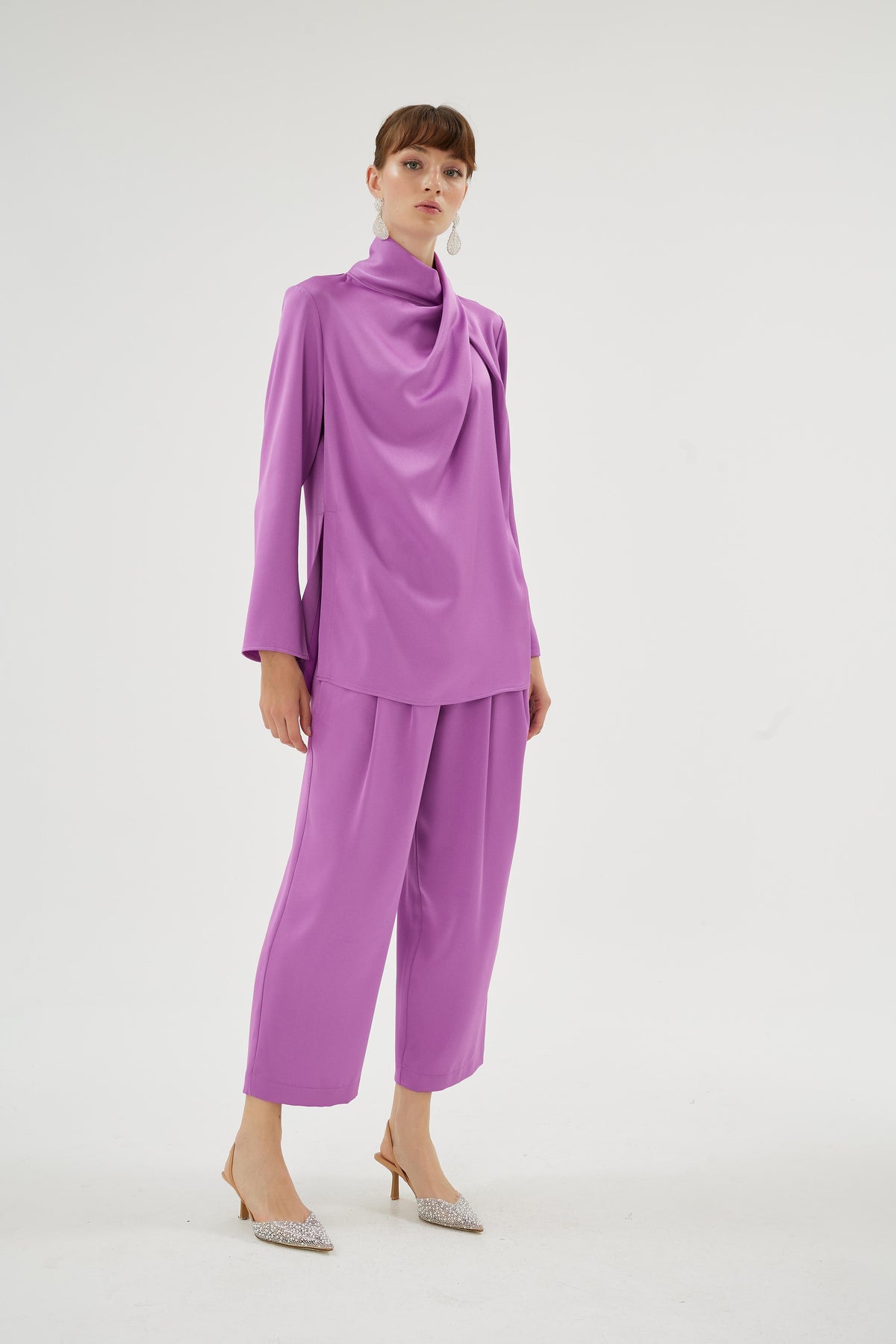 CRISTALLE PANTS Mor