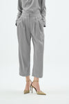 50015 CRYSTAL-EMBELLISHED TROUSERS Silver