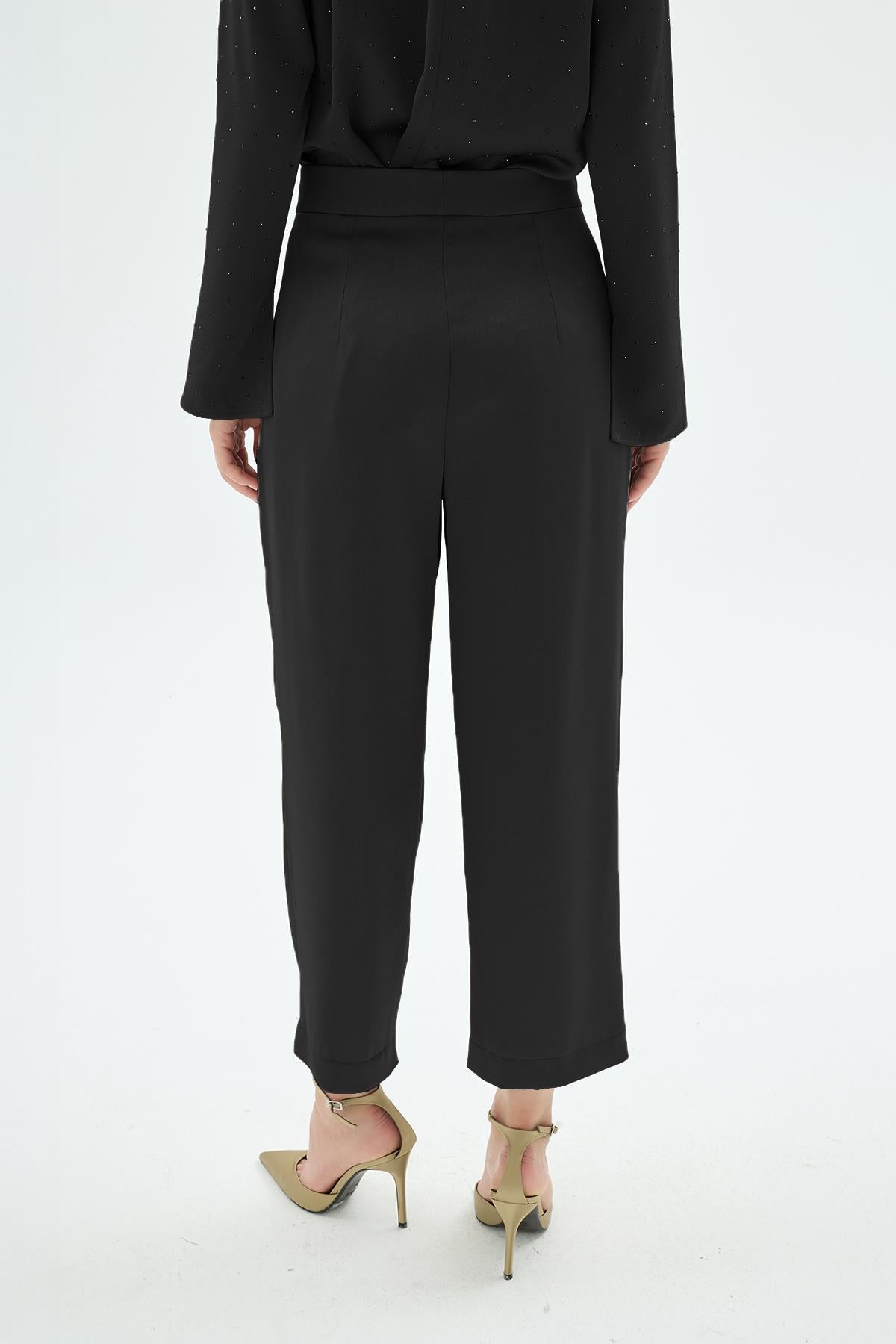 50015 CRISTALLE TAŞLI PANT Siyah