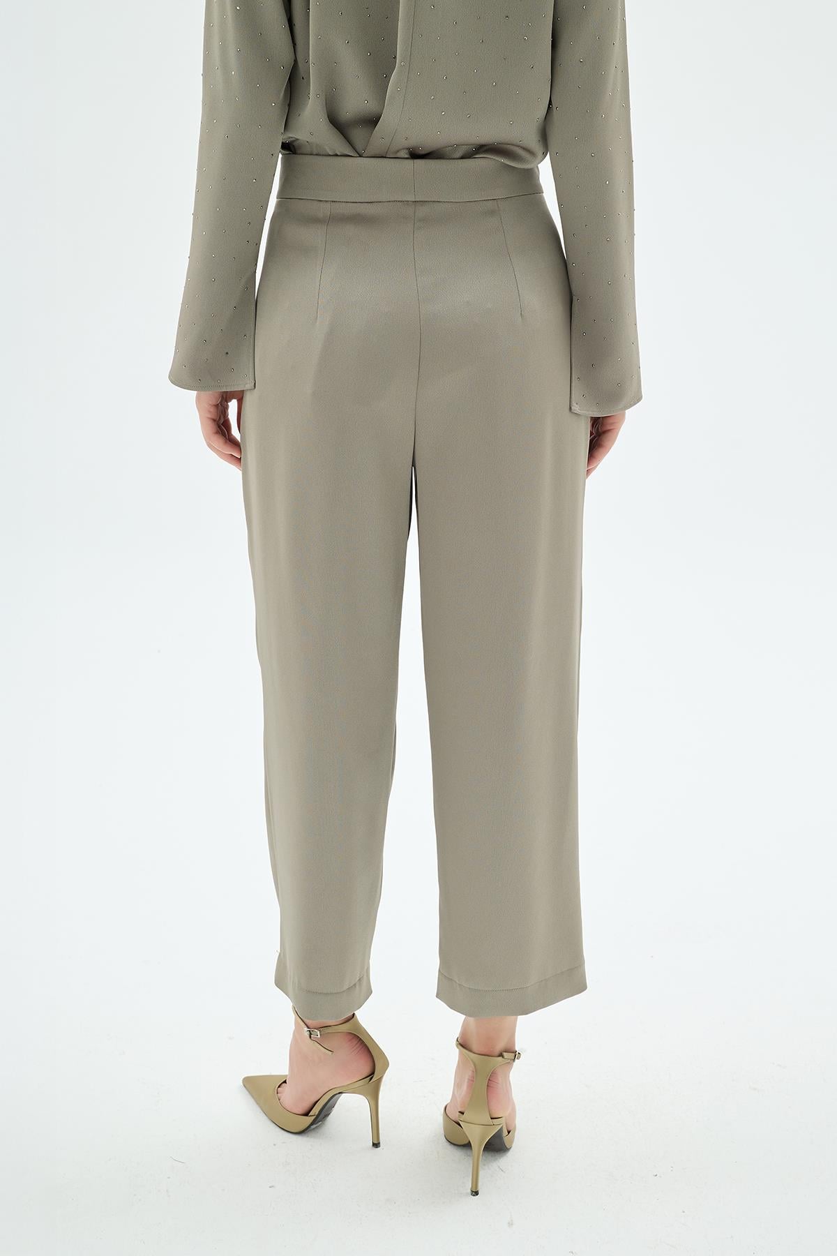 50015 CRISTALLE TAŞLI PANT Haki