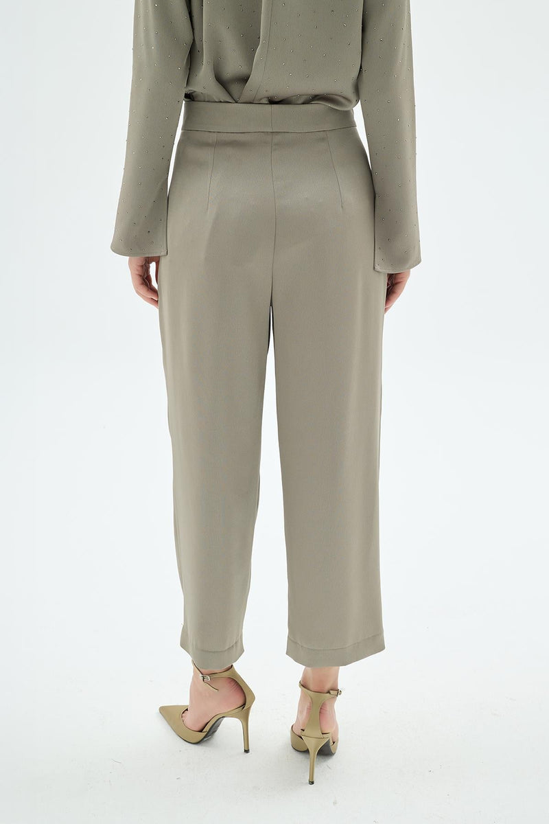 50015 CRISTALLE TAŞLI PANT Haki