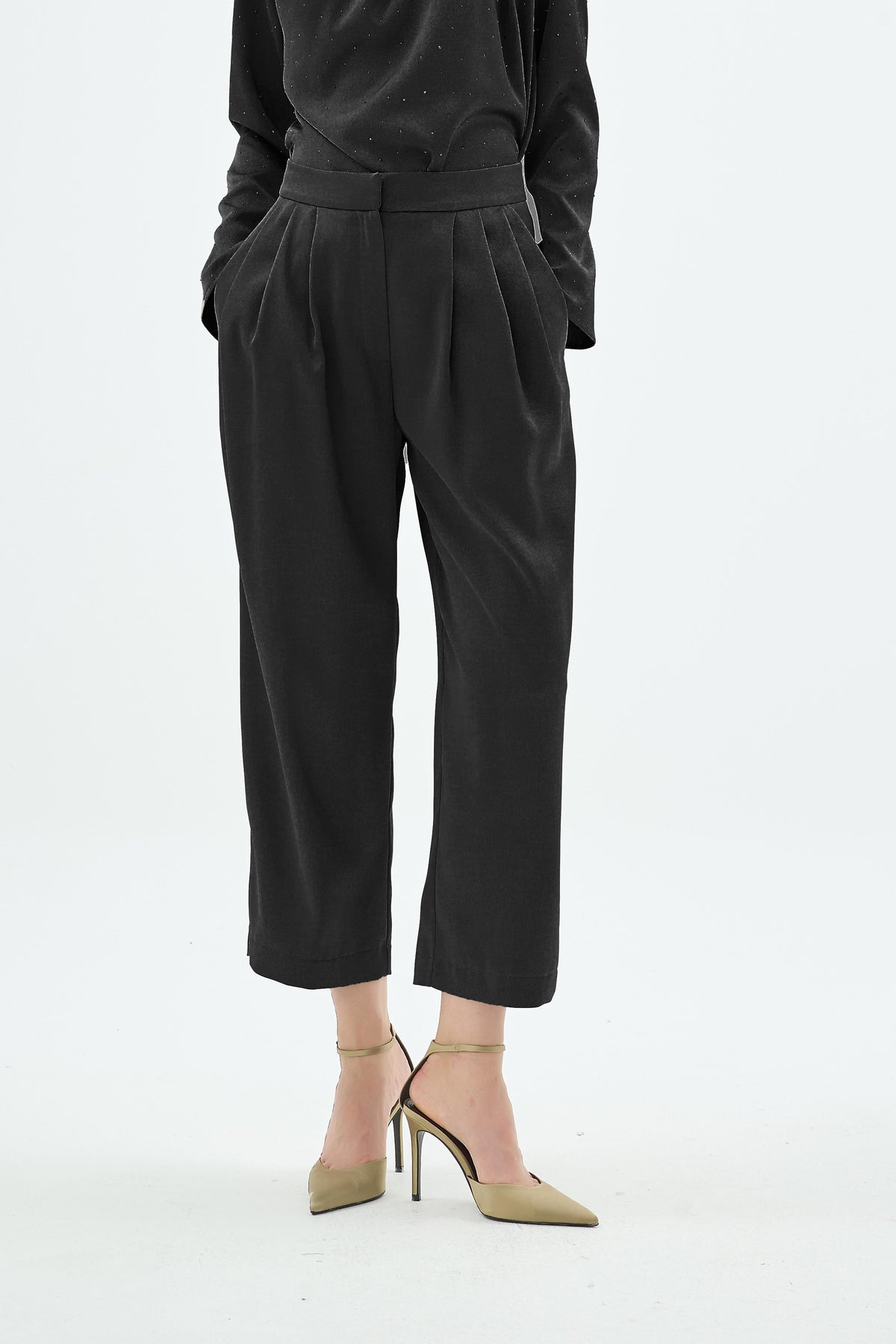 50015 CRISTALLE TAŞLI PANT Siyah