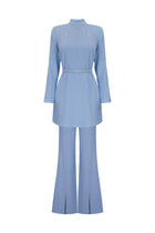 Crystal Takım Tunik Pantolon Bebe Mavi