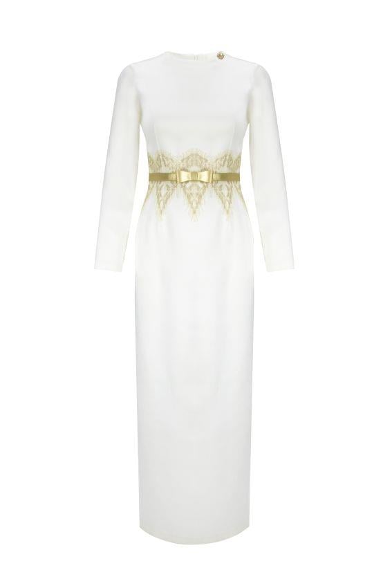 DIVANITA DRESS Ekru