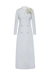 ROSE STONE DRESS Ecru