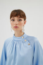 ELEGANCE BLUZ Mavi