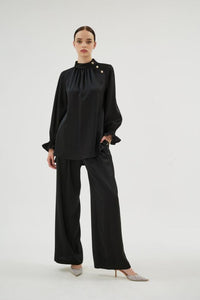 ELEGANCE BLUZ Siyah