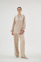 Elegance  Pantolon Bej