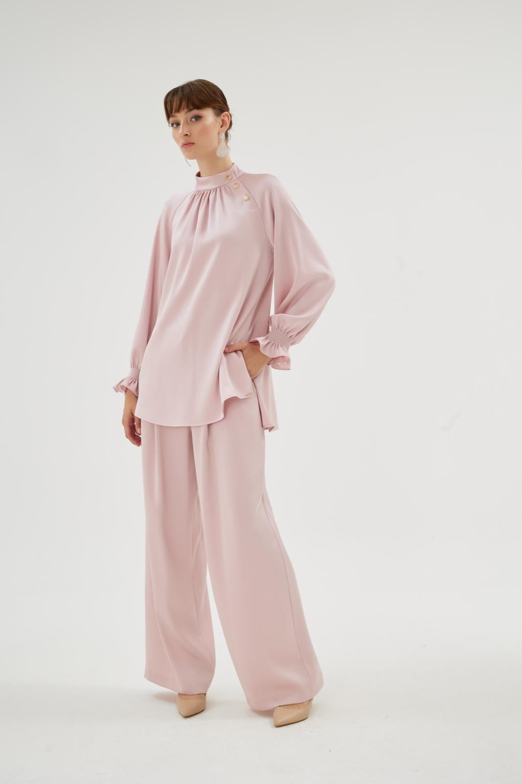 ELEGANCE PANTOLON Pudra