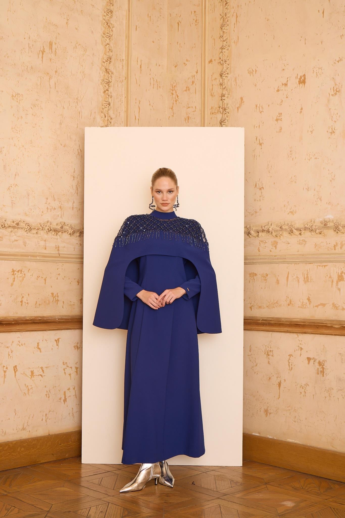 ELINA DRESS Lacivert
