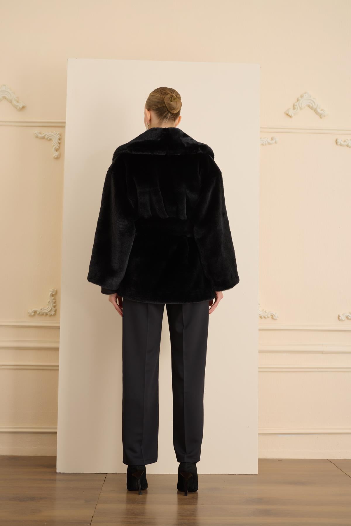 ELINA COAT Siyah