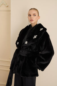 ELINA COAT Siyah