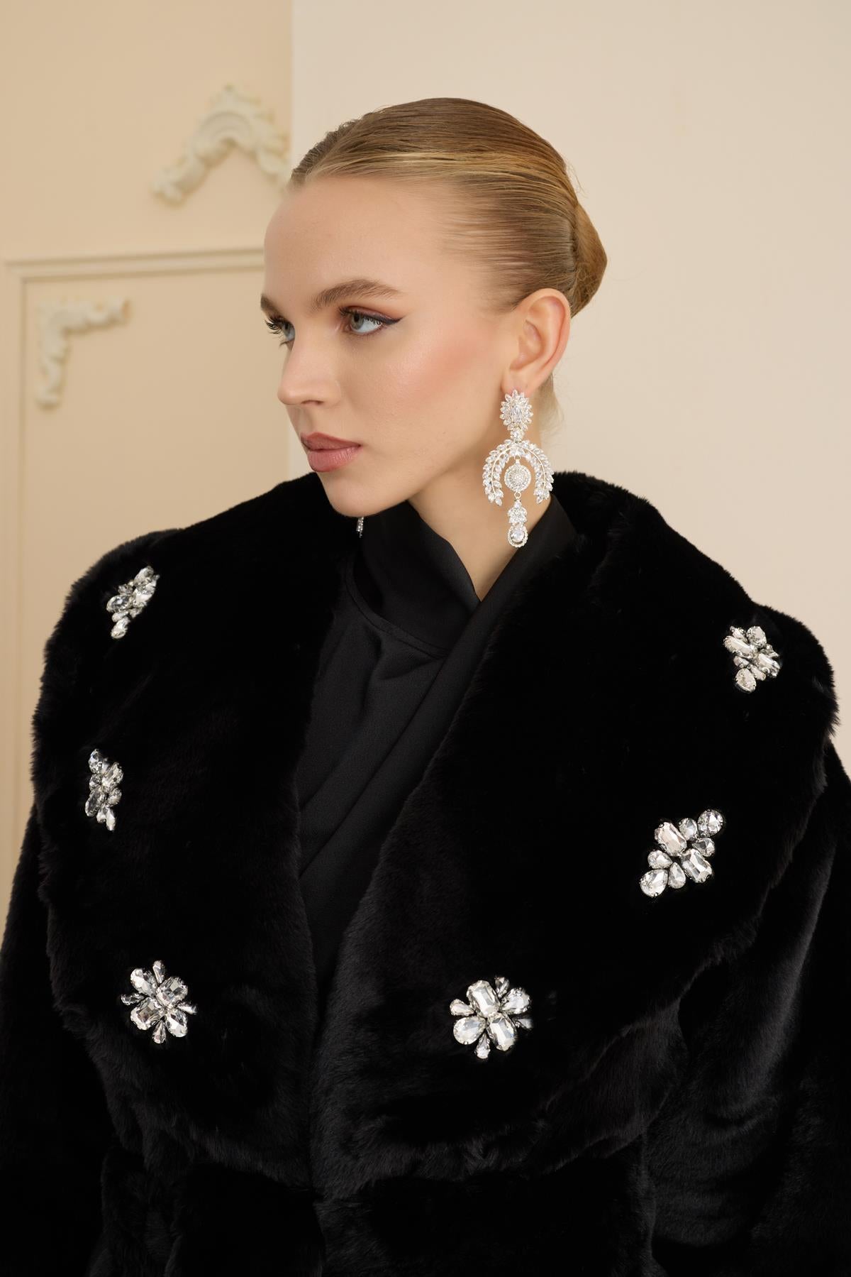 ELINA COAT Siyah