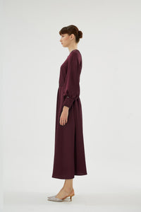 30068 ELİZA ELBİSE Bordo
