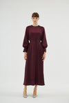 30068 ELIZA DRESS Burgundy