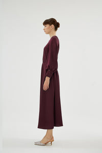 30068 ELİZA ELBİSE Bordo