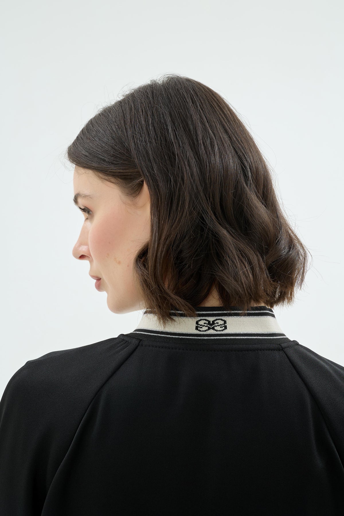 Femke  Fermuarlı Ceket Siyah