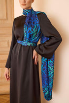 FIORE DRESS Gece Mavisi