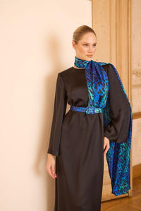 FIORE DRESS Gece Mavisi