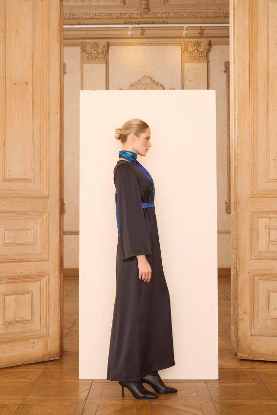 FIORE DRESS Gece Mavisi