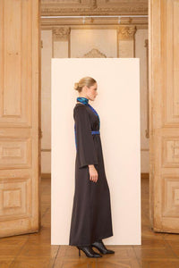 FIORE DRESS Gece Mavisi