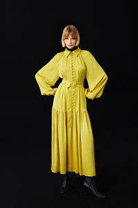FREDERIC DRESS Yellow Jasmıne