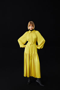 FREDERIC DRESS Yellow Jasmıne