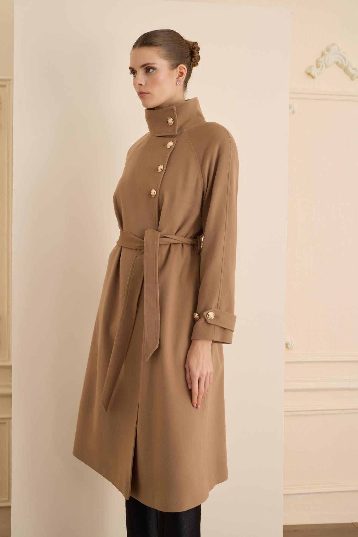 GABRIELLE COAT Camel