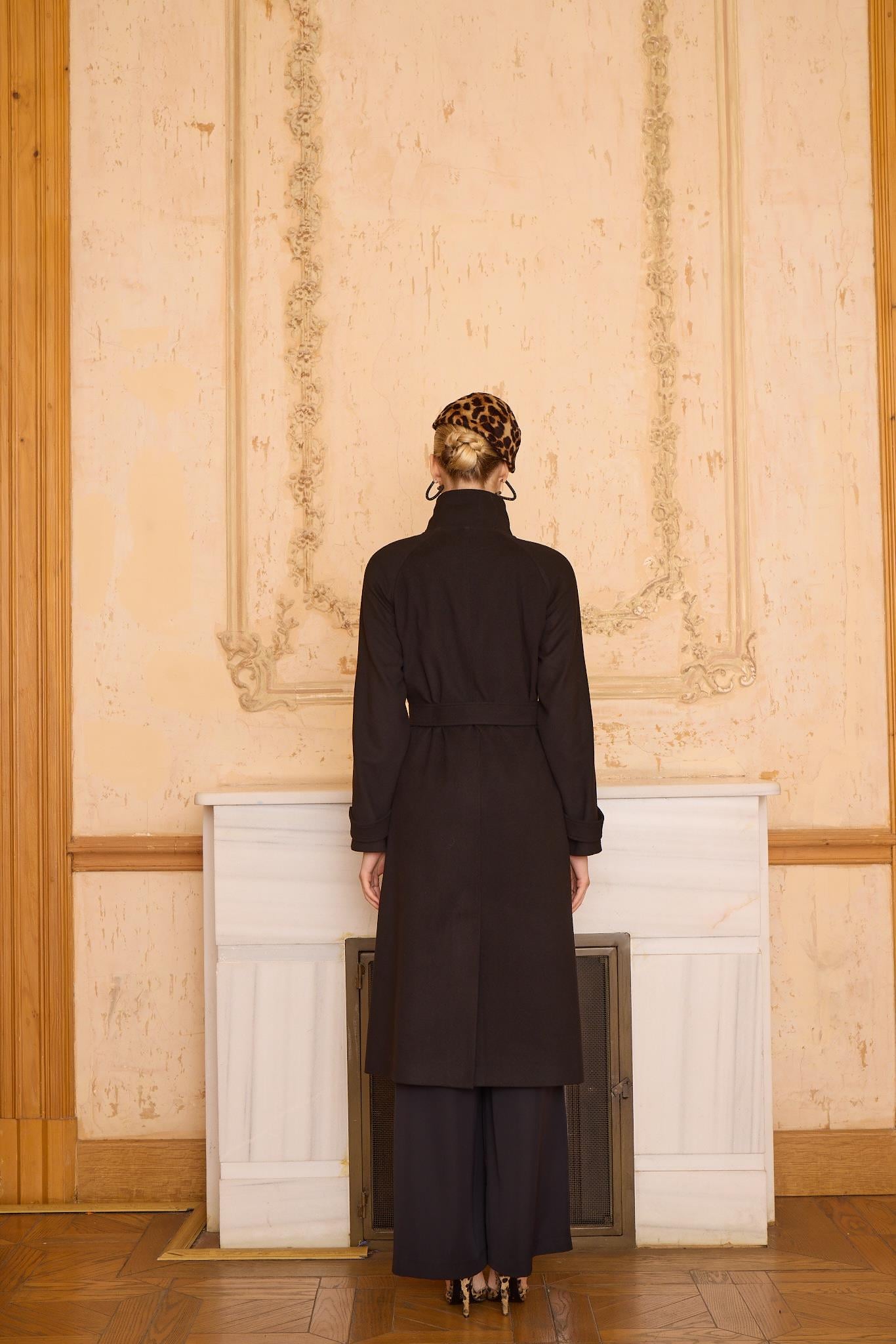 GABRIELLE COAT Siyah