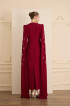 Infinity  Elbise Bordo