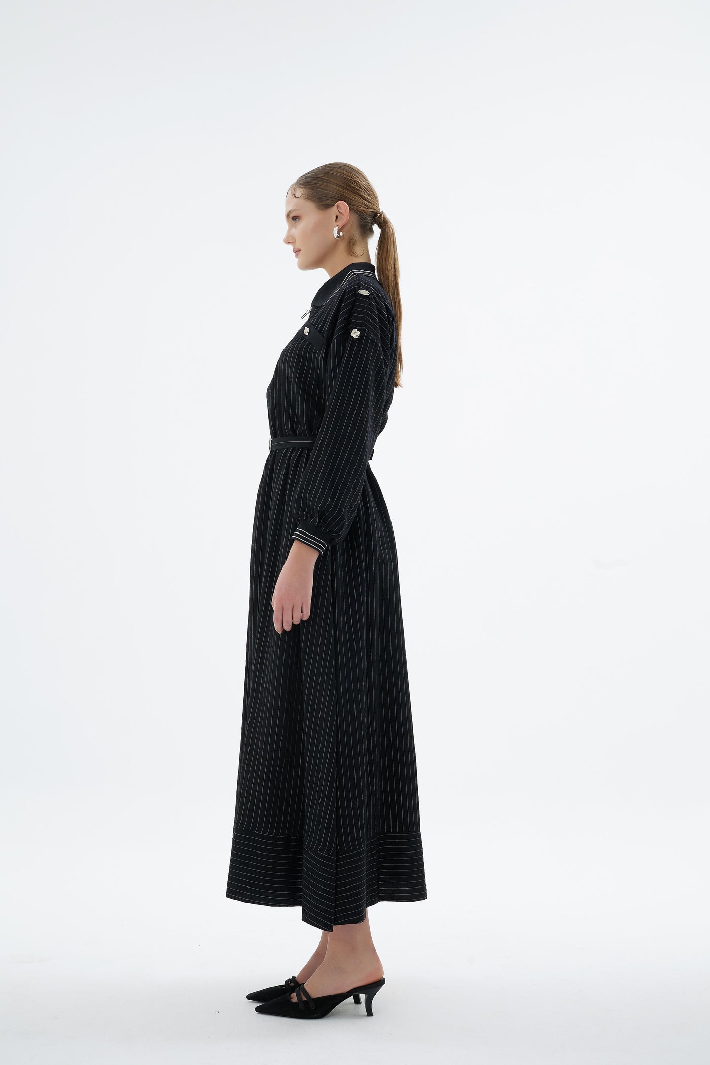 IVORY DRESS Siyah