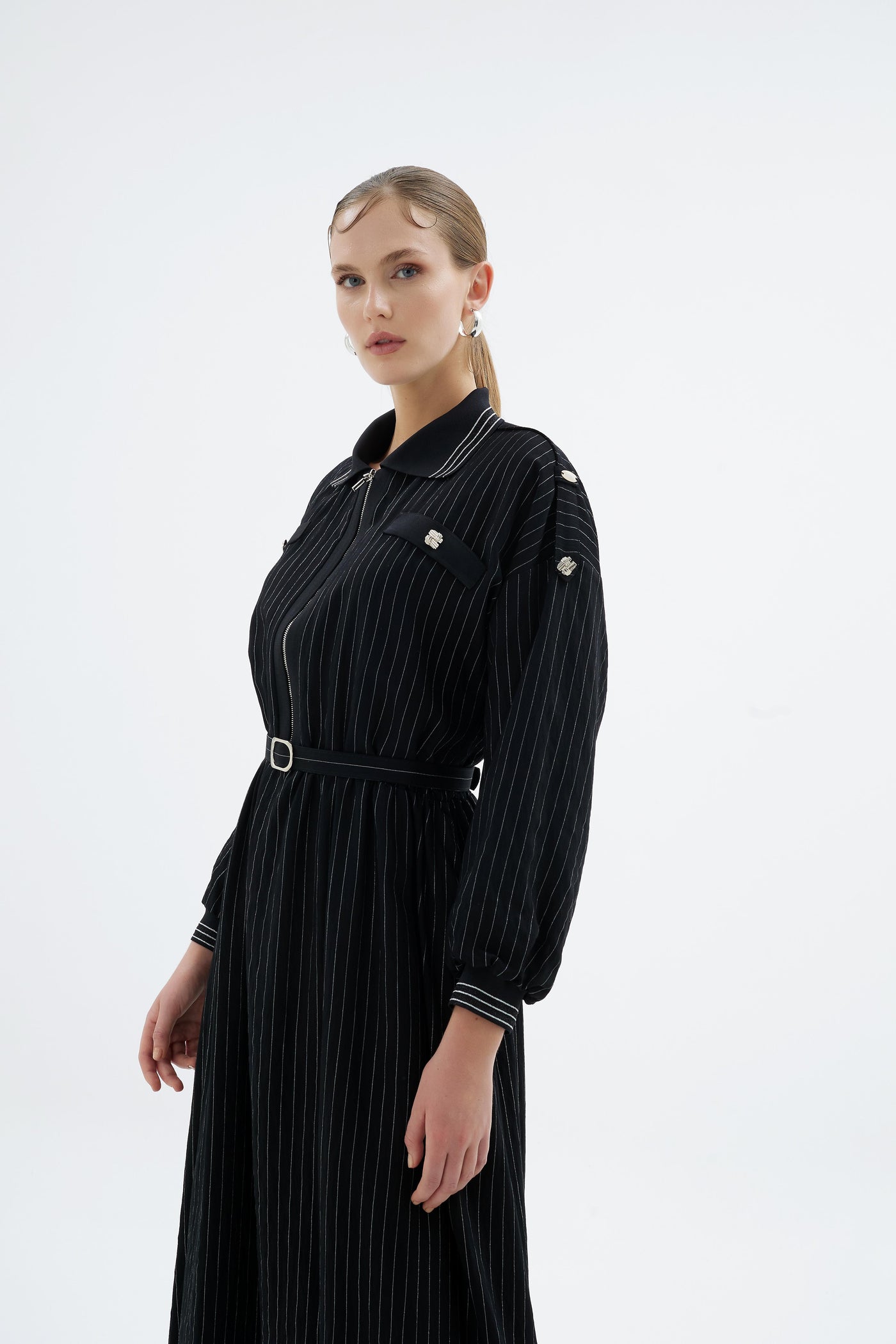 IVORY DRESS Siyah
