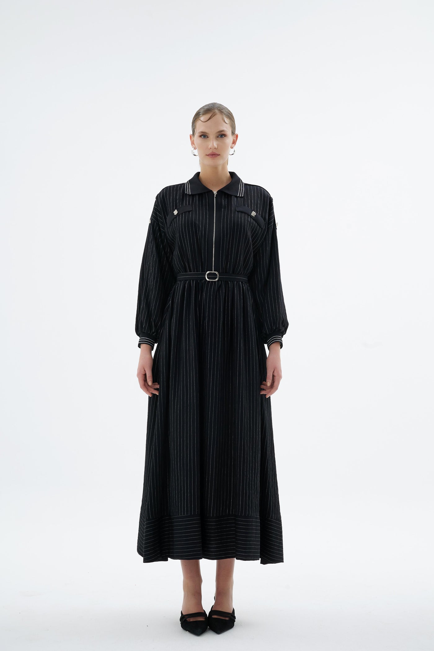 IVORY DRESS Siyah