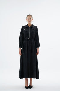 IVORY DRESS Siyah