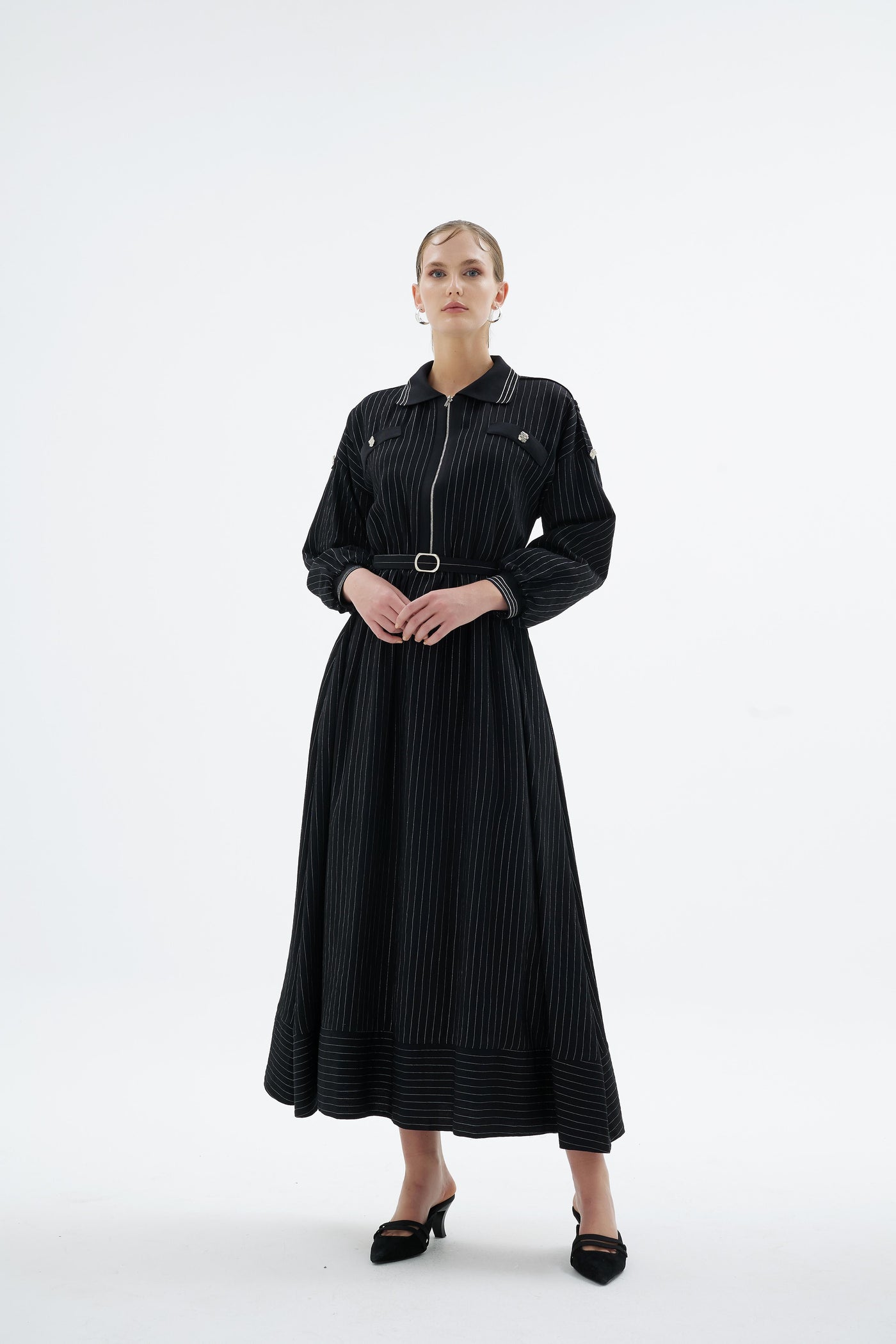 IVORY DRESS Siyah