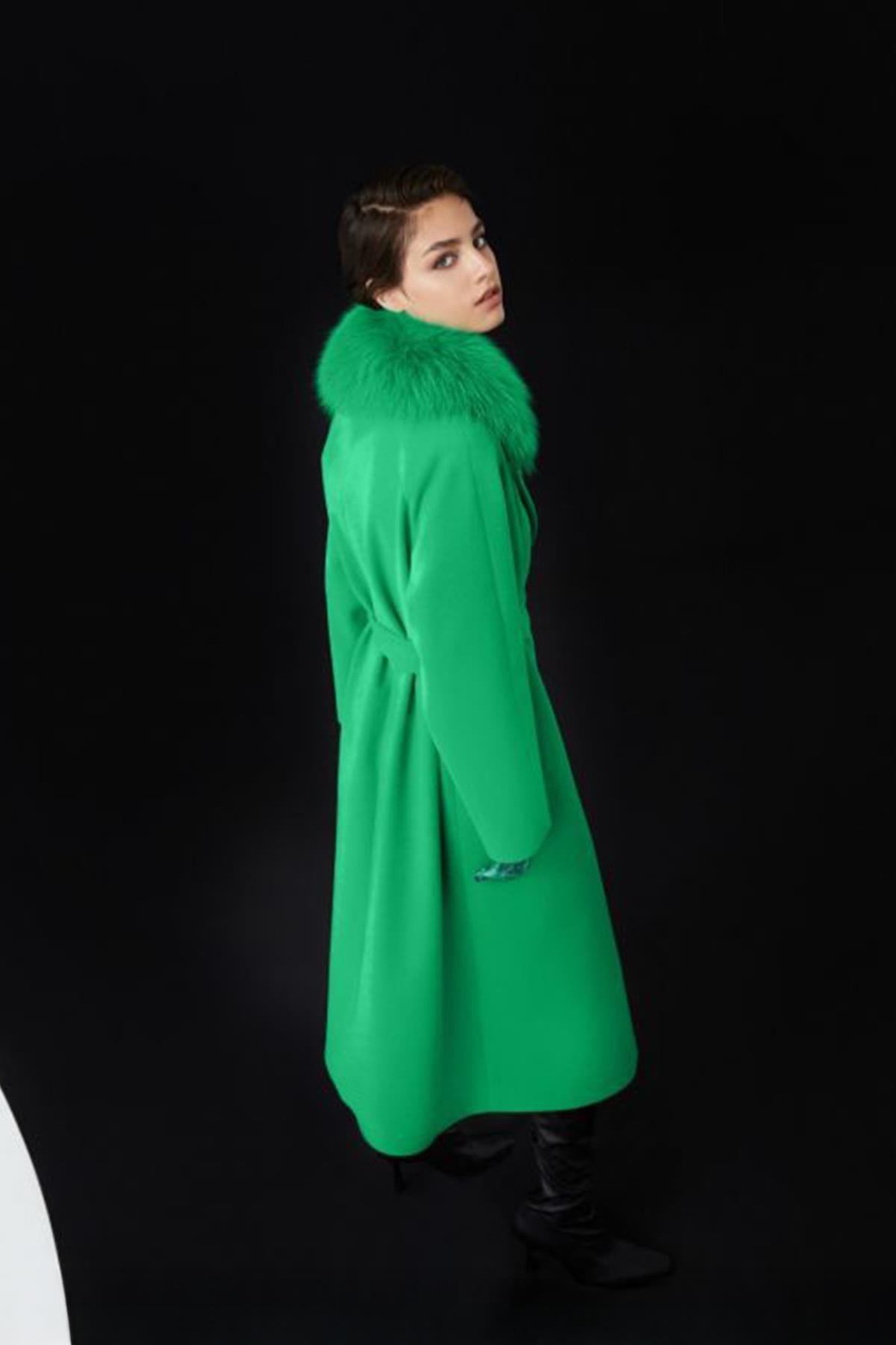 JASMINE COAT Yeşil