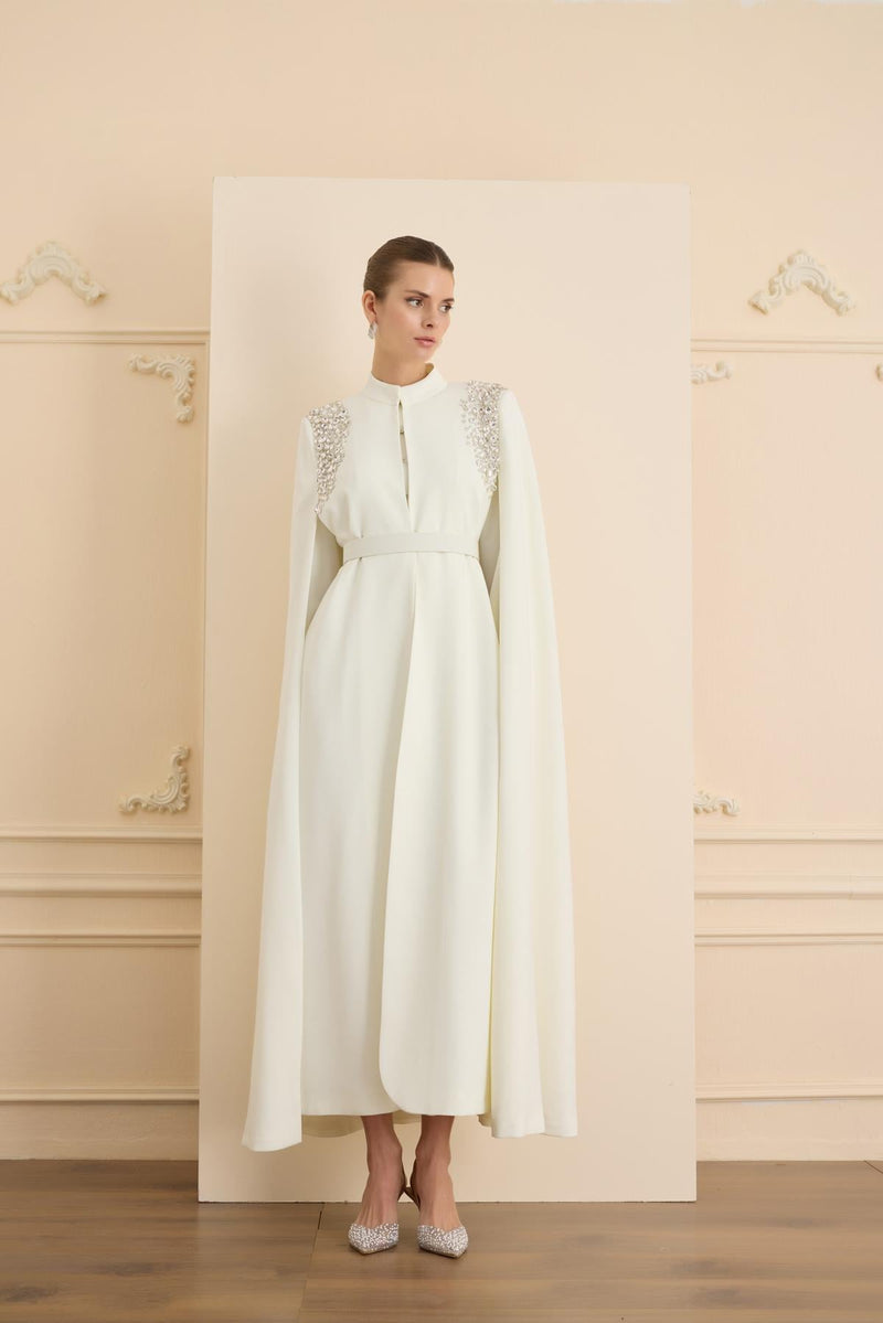 JE PARLE DRESS SET Ekru