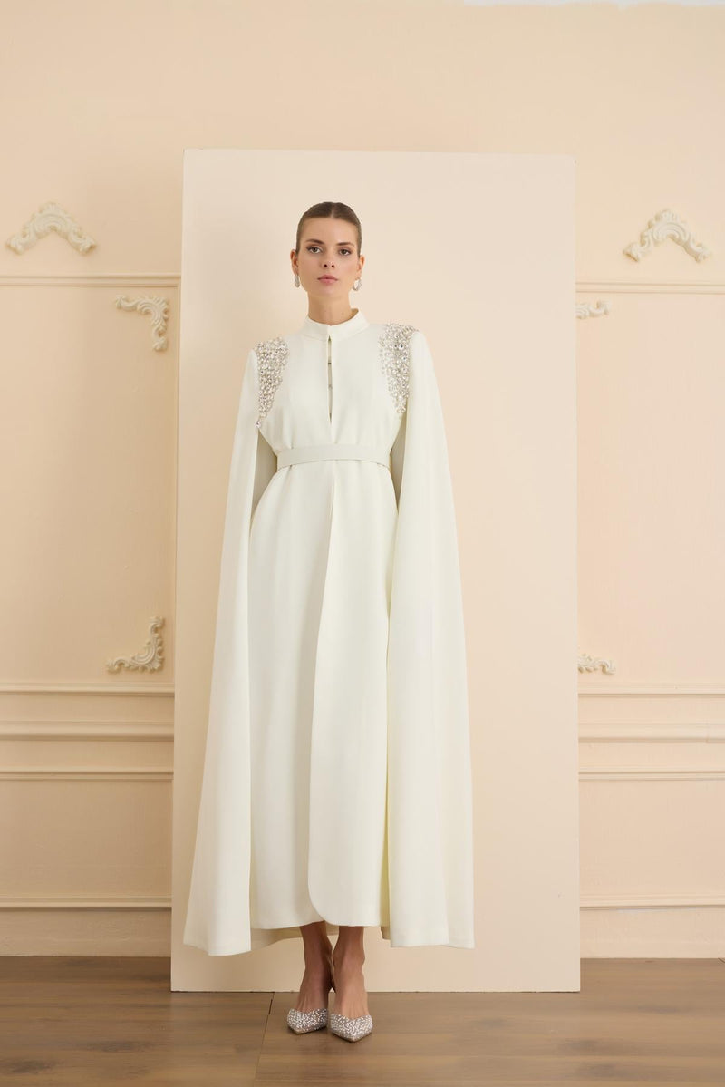JE PARLE DRESS SET Ekru