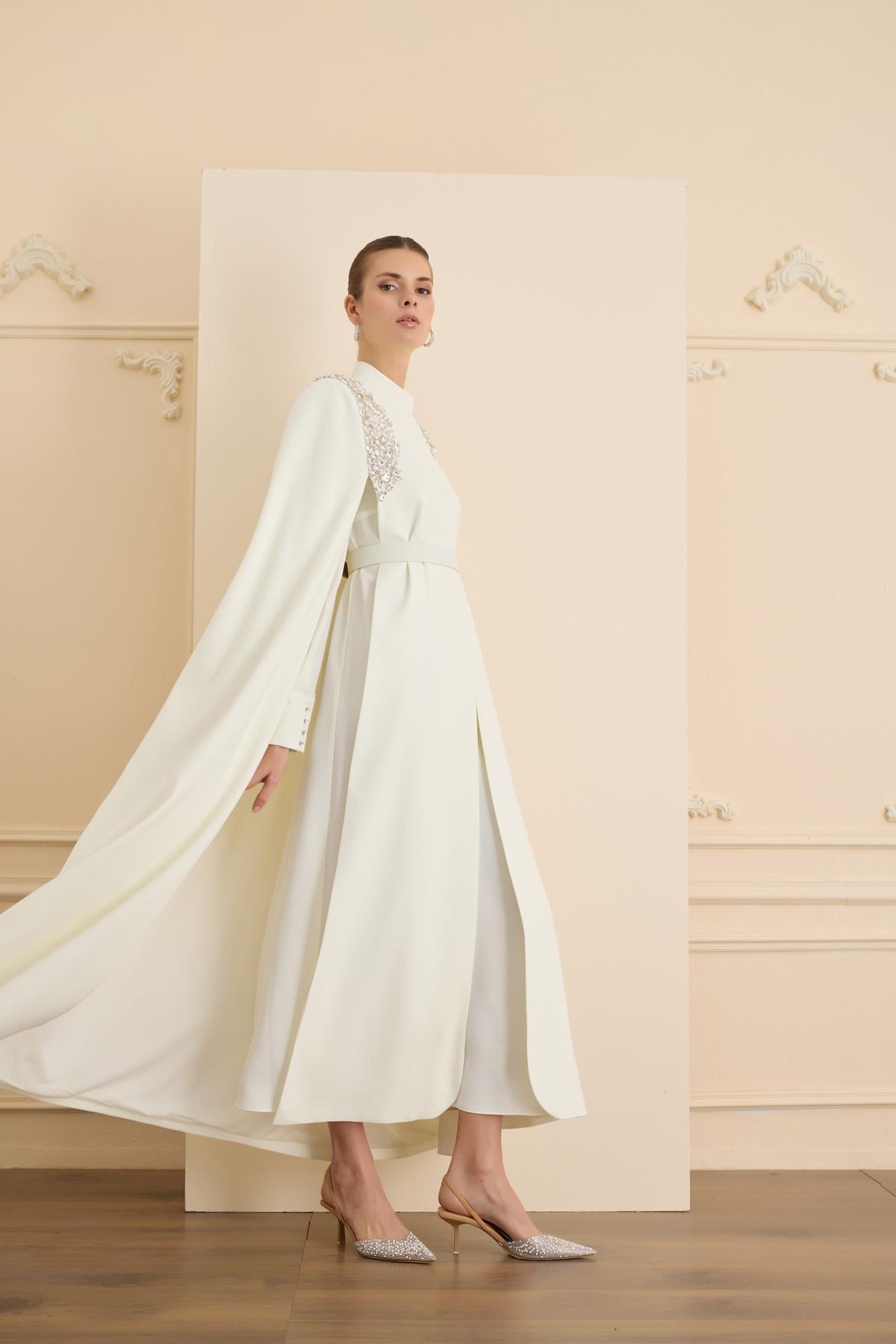 JE PARLE DRESS SET Ekru