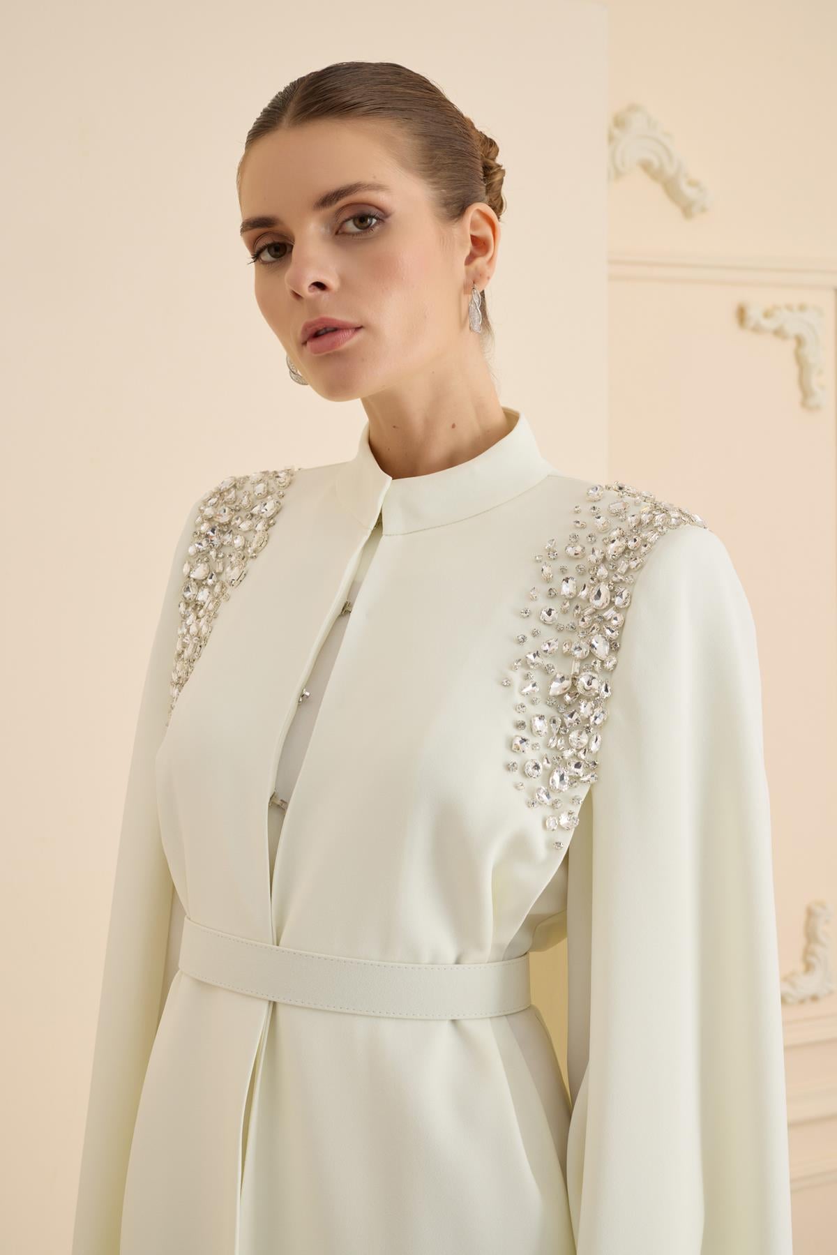 JE PARLE DRESS SET Ekru