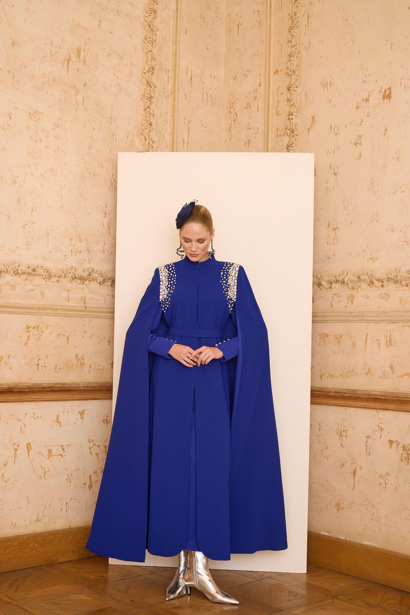 JE PARLE DRESS SET Gece Mavisi