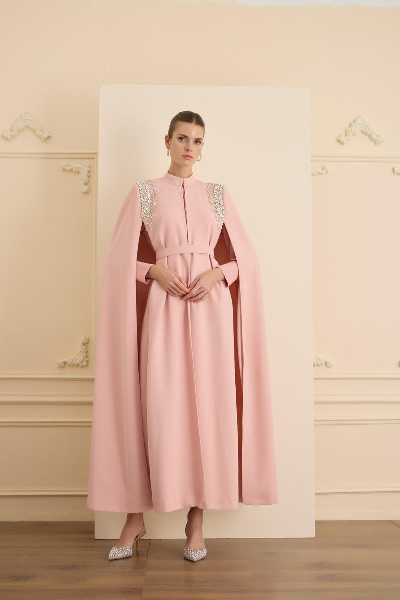 JE PARLE DRESS SET Pudra