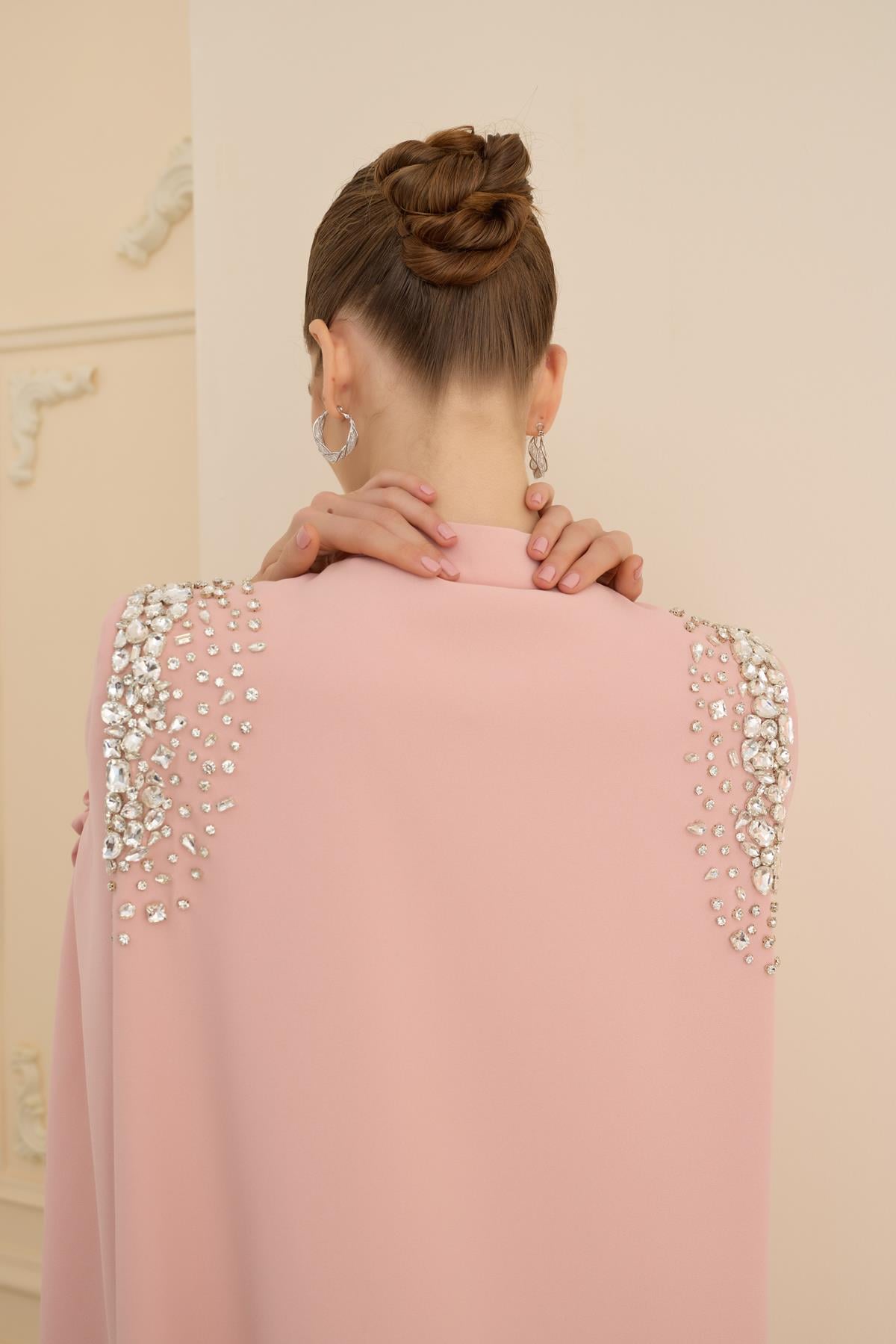 JE PARLE DRESS SET Pudra