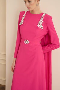 JEWEL DRESS Fuşya