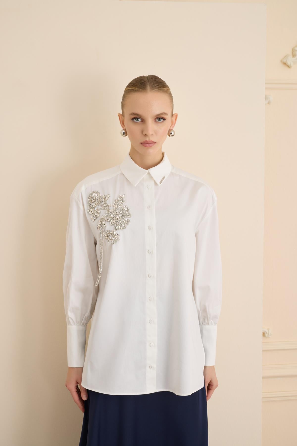 JULIA SHIRT Ekru