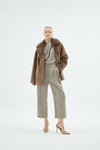 64001 KENZA SHORT FUR Coffee
