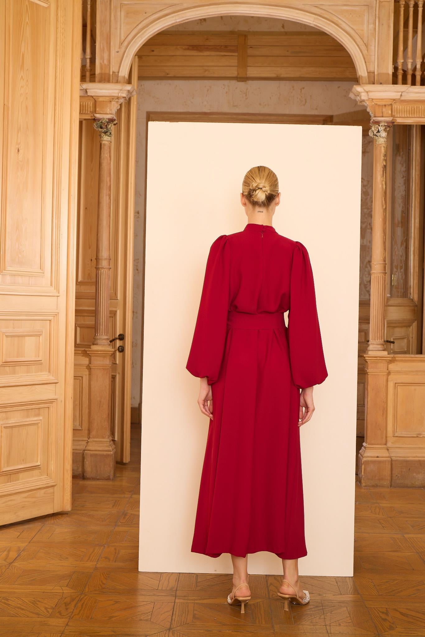 LAURA DRESS Bordo