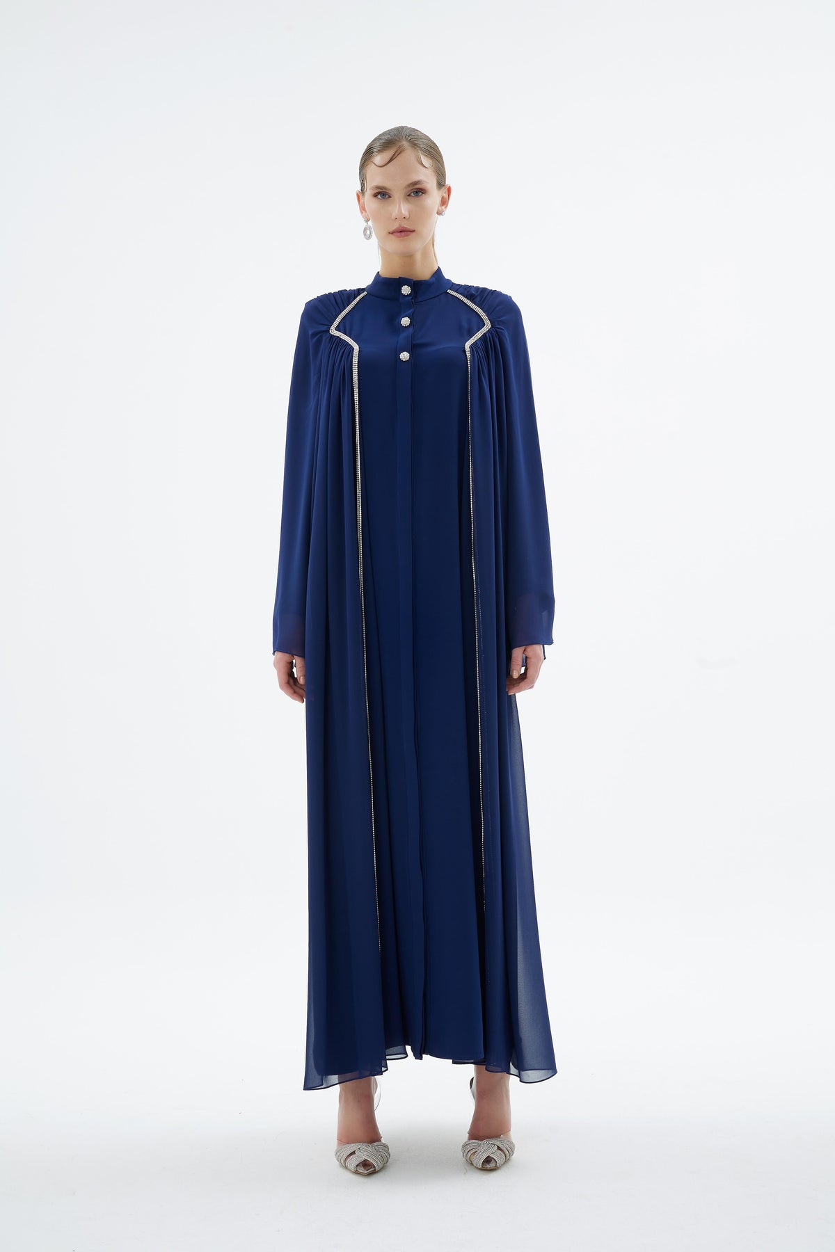 Lia  Abaya Lacivert