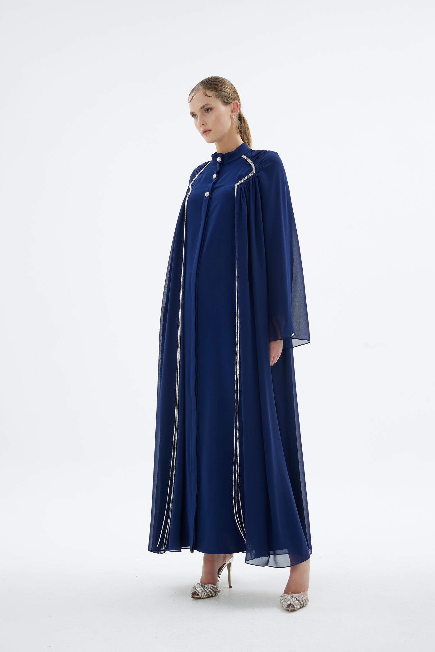 LIA ABAYA Lacivert
