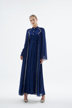 Lia  Abaya Lacivert